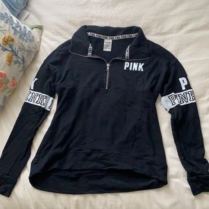 Pink Victoria Secret Black Pullover